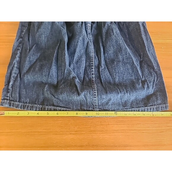 Old Navy Denim Overall Dress Snap Jumper 5T Blue Jean Girls - Picture 7 of 10